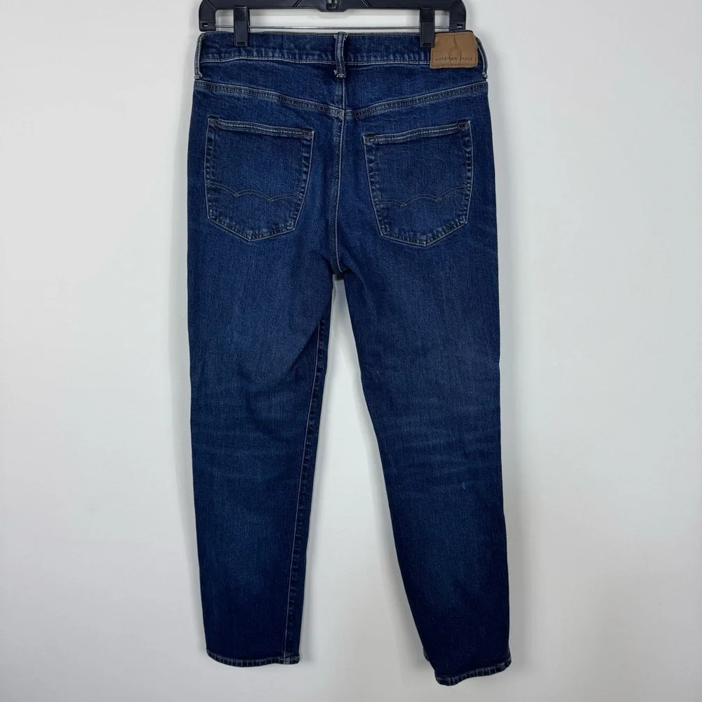 American Eagle Relaxed Straight Dark Wash Denim Casual Jeans size 30x32
